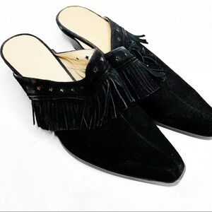 American West | Vintage Y2K Fringe Mules